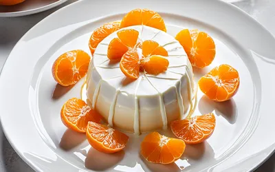 Recette gourmande de mandarine fraîche et mousse glacée au chocolat blanc