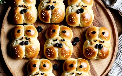Recette traditionnelle du Mannele alsacien en pâte à brioche moelleuse