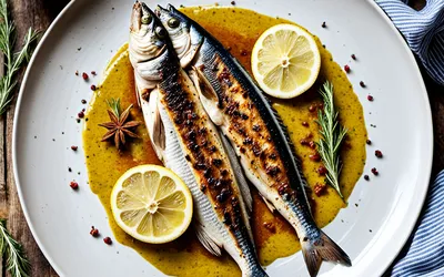 Recette facile de maquereaux à la moutarde et aux épices, savoureuse et rapide