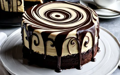 Recette facile de marbré fondant au chocolat et vanille