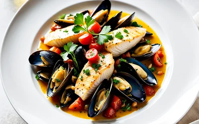 Recette facile de marmite de cabillaud aux moules - plat savoureux