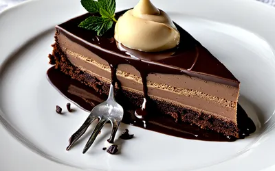 Recette facile de marquise au chocolat nappée de crème anglaise