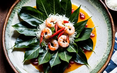 Matapa traditionnel mozambicain aux feuilles de manioc et crevettes - recette facile