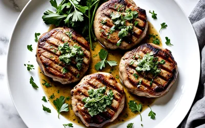 Médaillons de cheval grillés à la sauce aux herbes - Recette facile et savoureuse