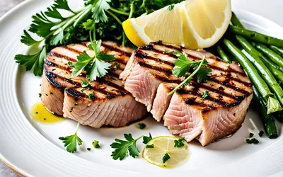 Recette facile de médaillons de thon grillés aux herbes et citron