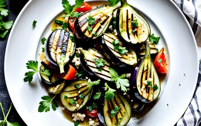 Melitzanosalata : recette facile de salade grecque d'aubergines grillées