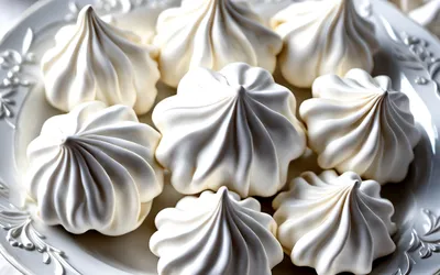Recette facile de meringues suisses sculptées, dessert léger et élégant