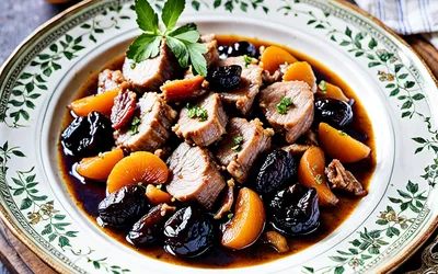 Recette facile de mijoté de mignons de porc aux fruits secs fondants