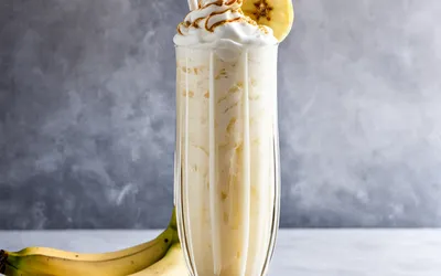 Recette facile de milk-shake à la banane onctueux et gourmand