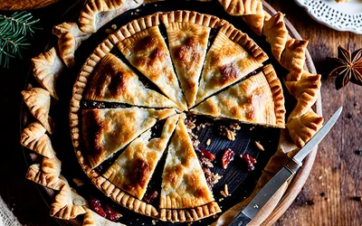 Recette traditionnelle de mince pie anglaise aux fruits secs et épices
