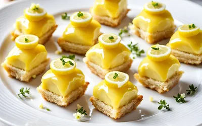 Mini-délices au citron légers et gourmands : recette saine et facile