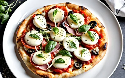 Recette facile de mini-pizza maison savoureuse pour une personne
