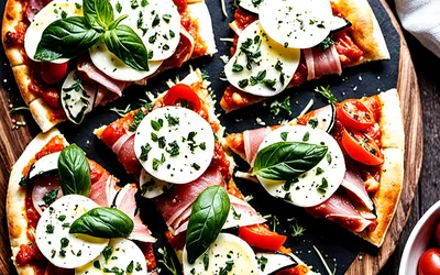Mini pizzas Reine maison : recette facile et gourmande