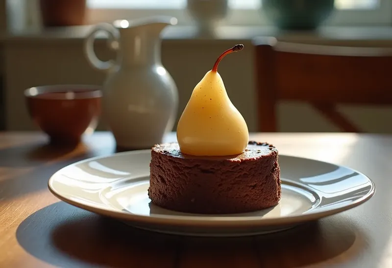 Moelleux au chocolat et poire fondante : dessert gourmand et facile