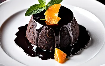Recette facile de moelleux au chocolat noir et orange - dessert gourmand