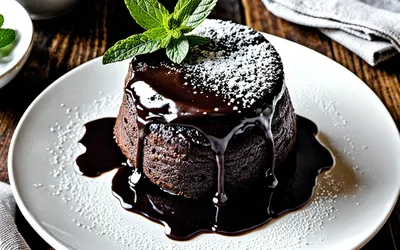 Recette moelleux chocolat sans gluten ultra gourmand pour une personne