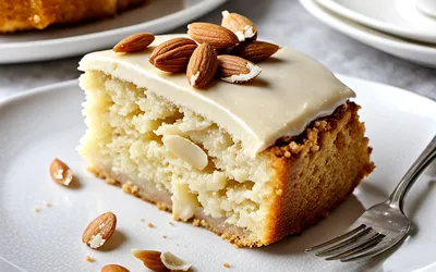Recette moelleux aux amandes léger à l'édulcorant facile et rapide