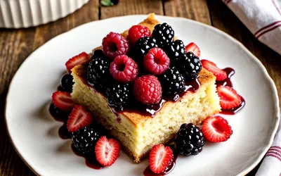 Recette facile de moelleux aux fruits rouges - dessert gourmand