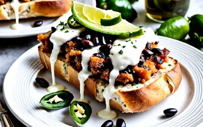 Recette facile de molletes mexicains au fromage fondant