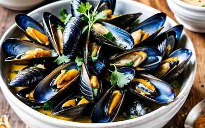 Recette de Mouclade Charentaise au Curry et Crème - Plat de Moules Traditionnel