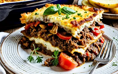 Recette facile de moussaka aux pommes de terre, plat grec traditionnel