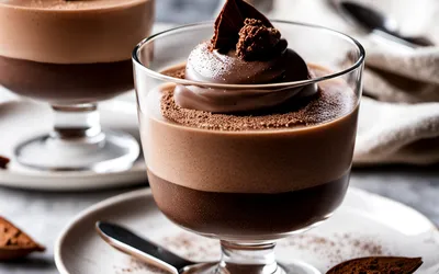 Recette facile de mousse glacée au chocolat intense et onctueuse