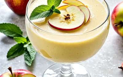 Mousse glacée aux pommes et cidre : recette facile et gourmande