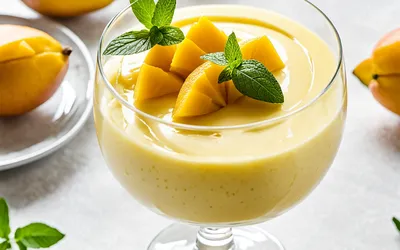 Mousse glacée légère à la mangue : recette facile et rapide