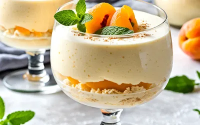 Recette facile de mousse glacée aux abricots frais, dessert fruité et léger