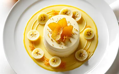 Recette facile de mousse à la banane et à l'orange, dessert léger et fruité