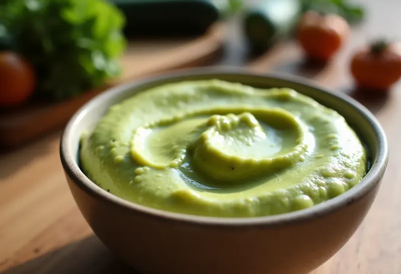 Mousse légère de courgette fraîche et onctueuse