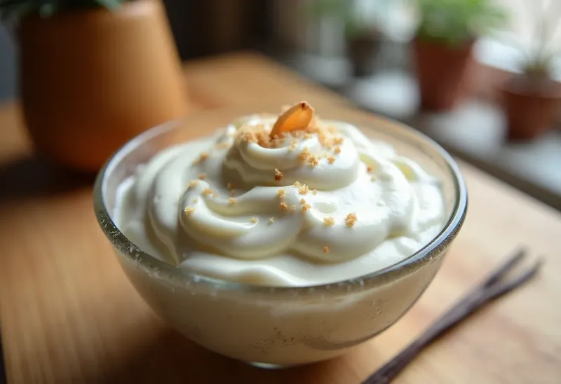 Mousse légère et onctueuse au lait de coco