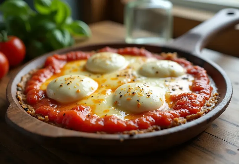 Mozzarella Fondante au Coulis de Tomate Maison