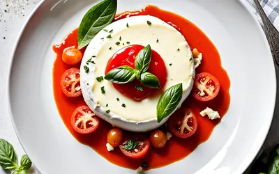 Recette facile de mozzarella fondante en coulis de tomates fraîches