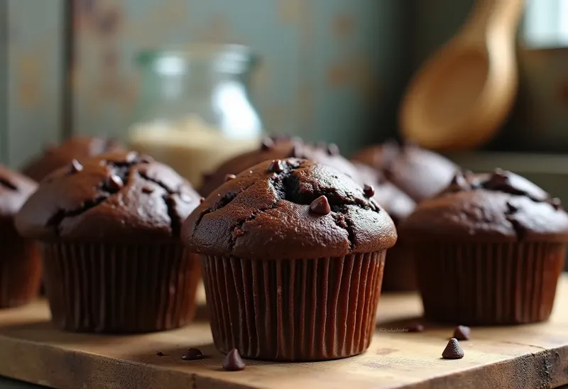 Muffins au chocolat moelleux et gourmands