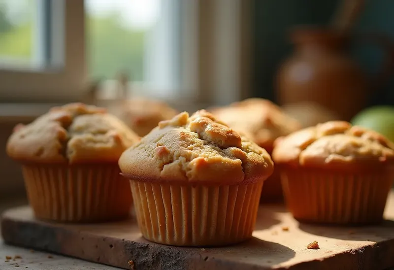 Muffins légers aux pommes : recette gourmande et saine