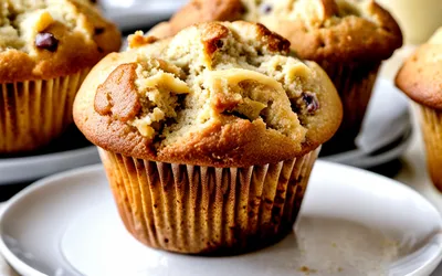 Recette facile de muffins moelleux à la banane