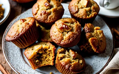 Recette facile de muffins moelleux à la citrouille et épices pour un goûter