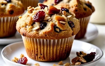 Recette facile de muffins moelleux au muesli pour un petit déjeuner sain