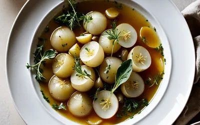 Recette facile de navets fondants au bouillon aromatique