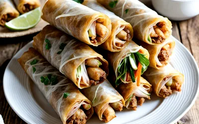 Recette facile de nems croustillants maison avec pâte fine et farce savoureuse