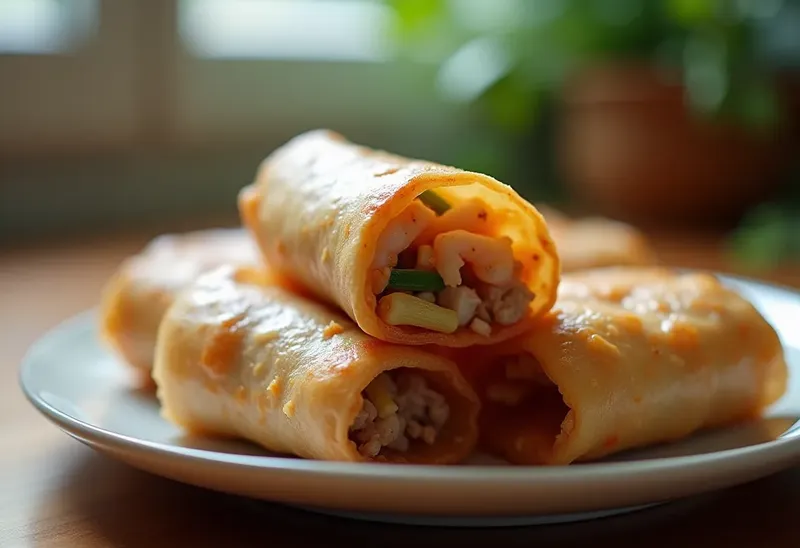 Nems vietnamiens croustillants au porc et crevettes faits maison