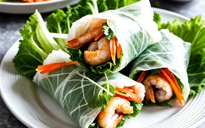 Recette facile de nems vietnamiens croustillants aux crevettes
