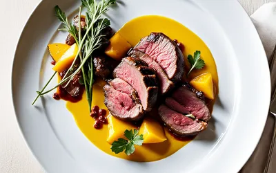Noisettes de biche à la mangue et au safran : recette raffinée et gourmande