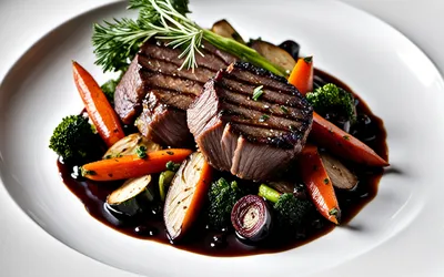 Recette raffinée de noisettes de chevreuil au genièvre avec sauce onctueuse