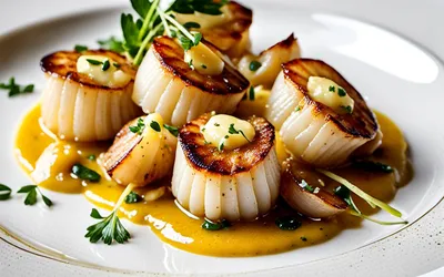 Noix de Saint-Jacques sautées au safran : recette facile et raffinée
