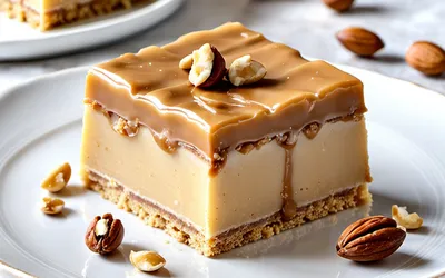 Nougat glacé au caramel onctueux : recette facile et gourmande