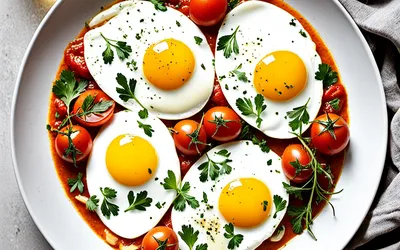 Recette facile d'œufs à la tomate savoureux pour un repas complet