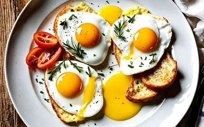 Oeufs au Plat Rapides et Faciles - Recette Express pour Petit Déjeuner