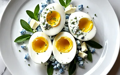 Oeufs durs au roquefort : recette simple et gourmande pour entrée ou apéritif